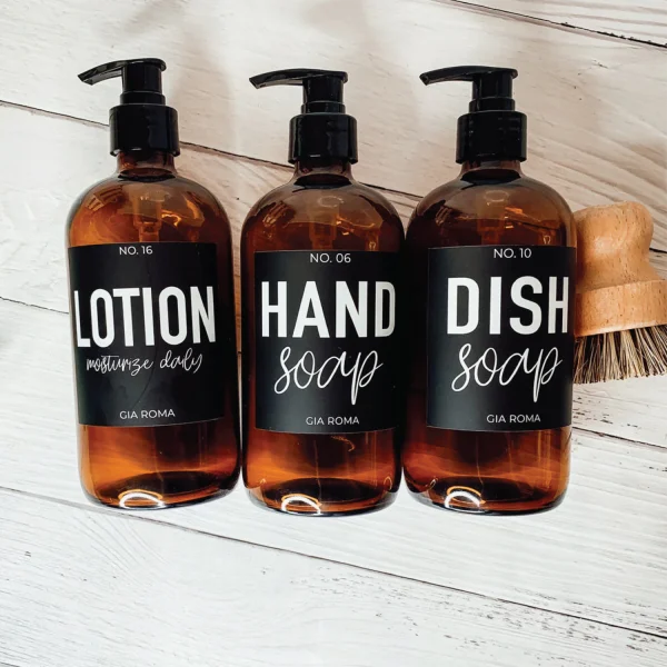 Custom Pump Dispenser Label