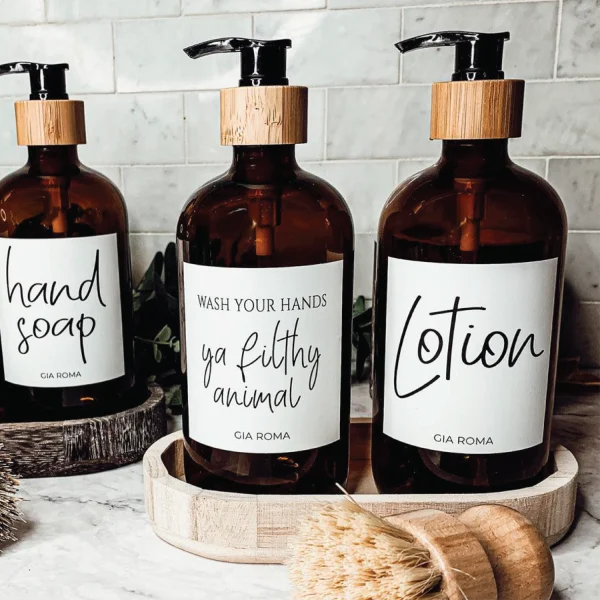 Custom Pump Dispenser Label