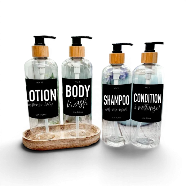 Custom Pump Soap Dispenser Labels