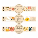 Die-Cut Soap Bar Labels