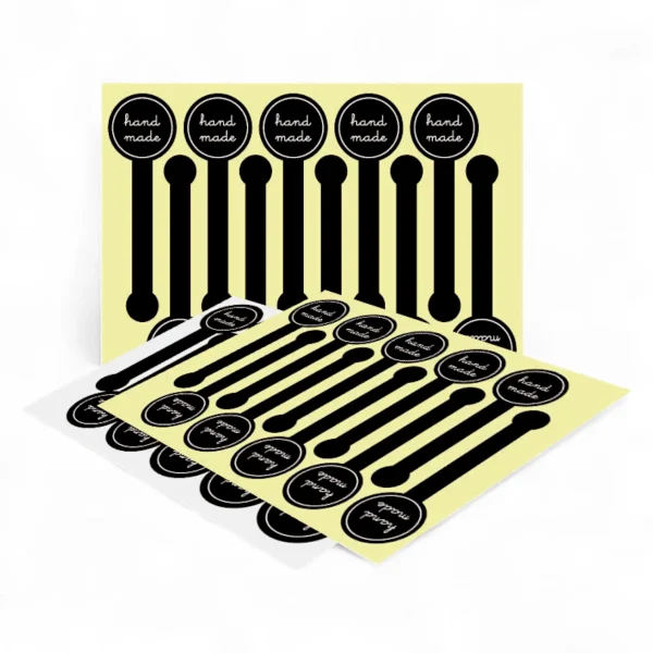 Die-Cut Soap Bar Labels