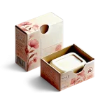 Die-Cut Floral Paperboard Box