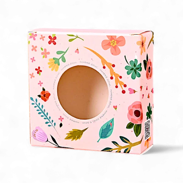 Die-Cut Floral Paperboard Box