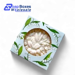 Die-Cut Floral Paperboard Box