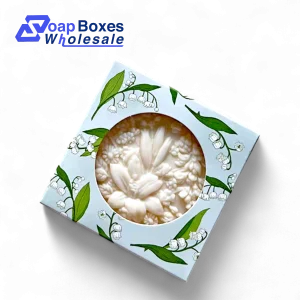 Die-Cut Floral Paperboard Box