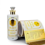 Soap Dispenser Labels with Foil