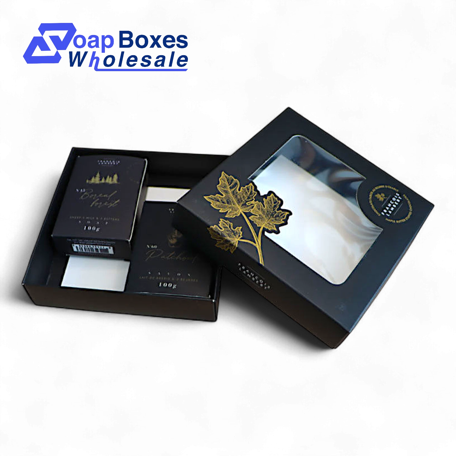 Gold Embossed Soap Gift Box
