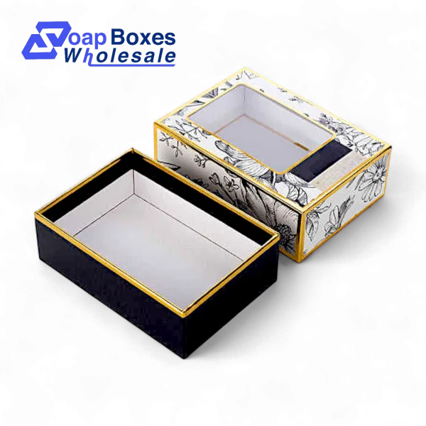 Gold Foil Accent Soap Box