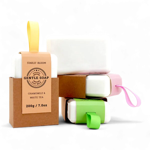 Ribbon Handle Gift Soap Box