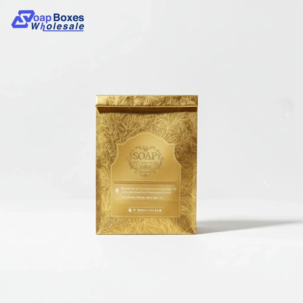 Foil Stamped Logo Soap Paper Bag
