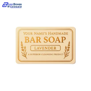 Foil Stamped Soap Label