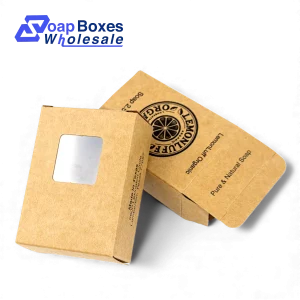 Kraft Soap Box with PVC Window