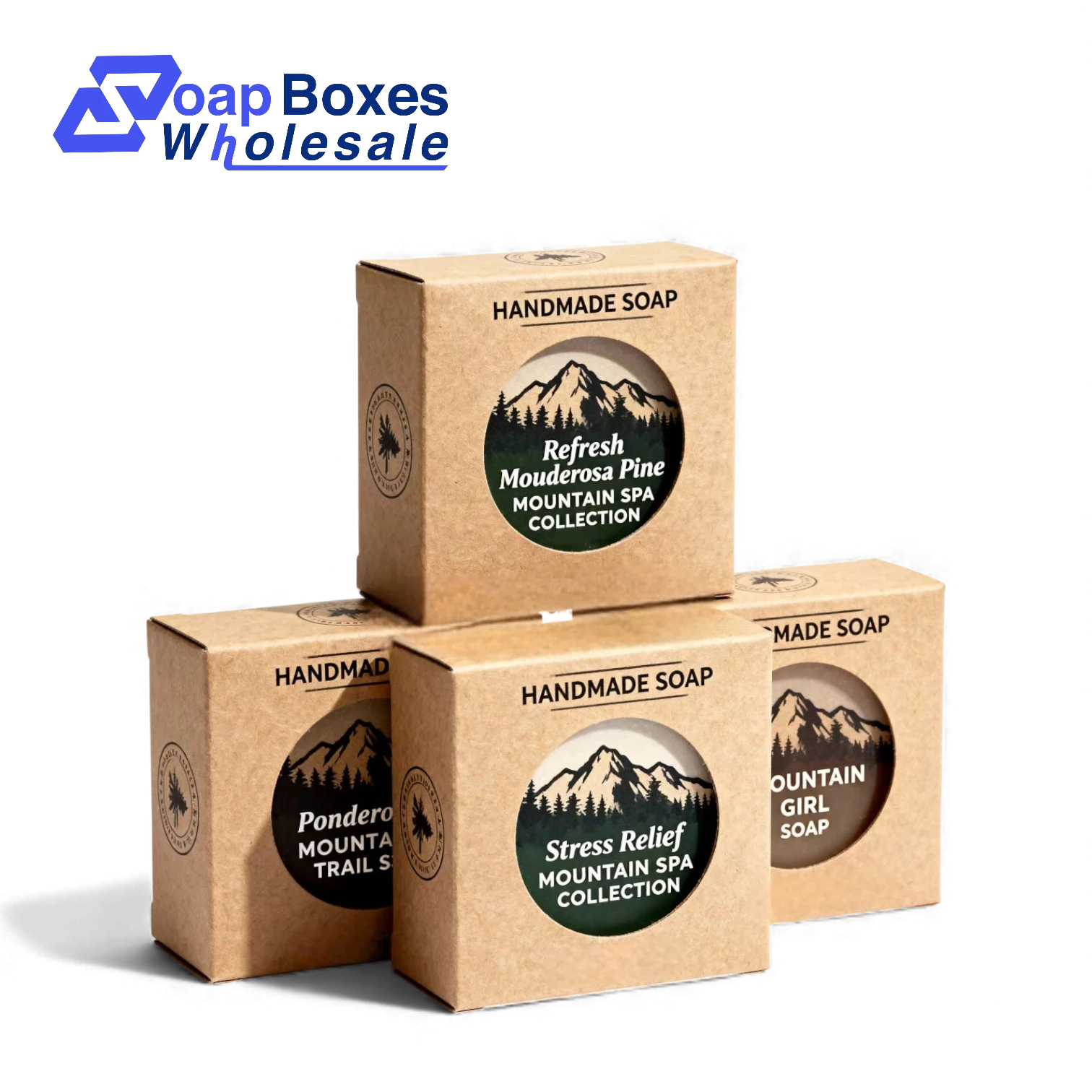 Kraft Soap Box with Window