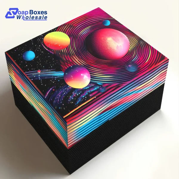 Galaxy Print Bath Bomb Box