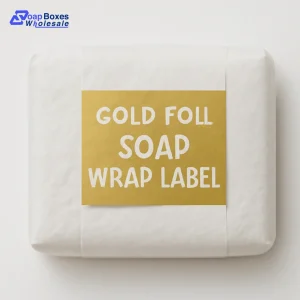 Gold Foil Soap Wrap Label