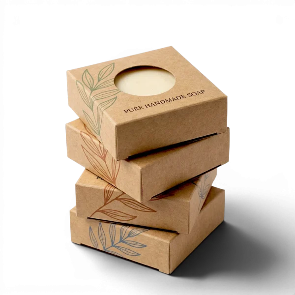 Paperboard Soap Boxes with Window