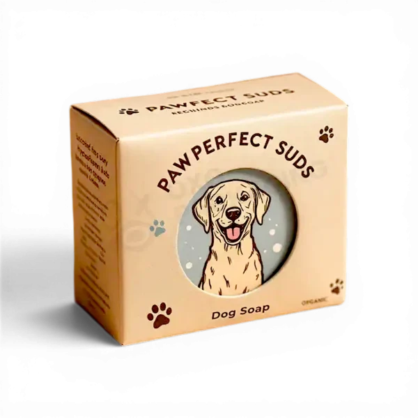 Puppy Die Cut Pattern Soap Boxes