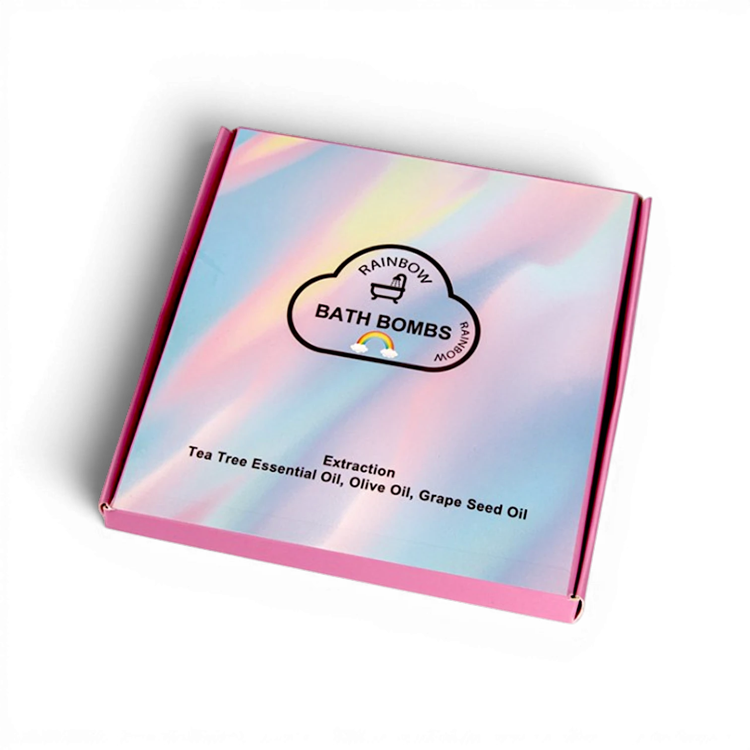 Rainbow Layer Bath Bomb Box