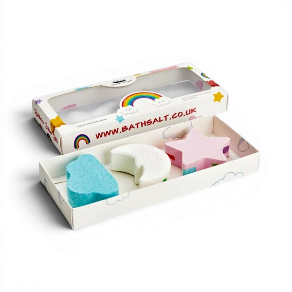 Rainbow Layer Bath Bomb Box