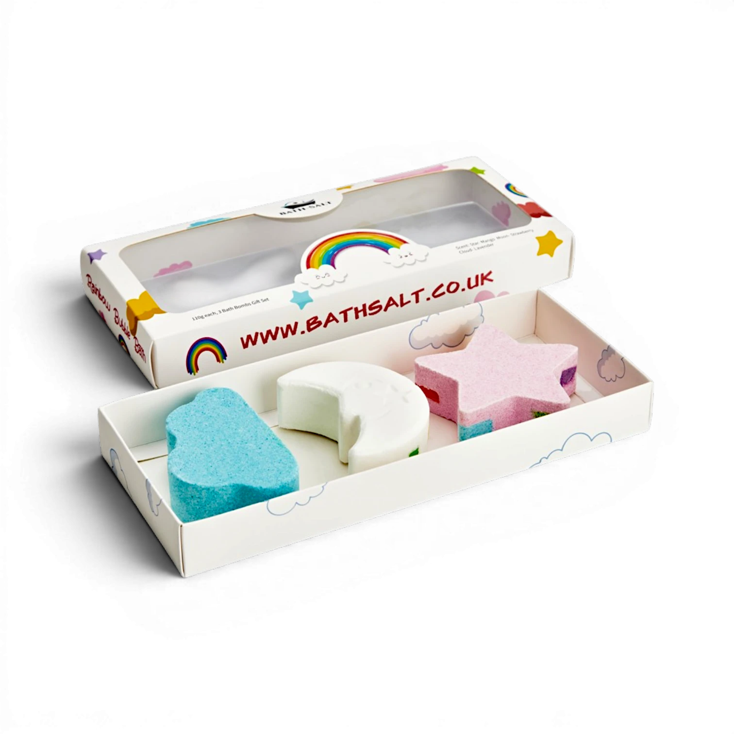 Rainbow Layer Bath Bomb Box