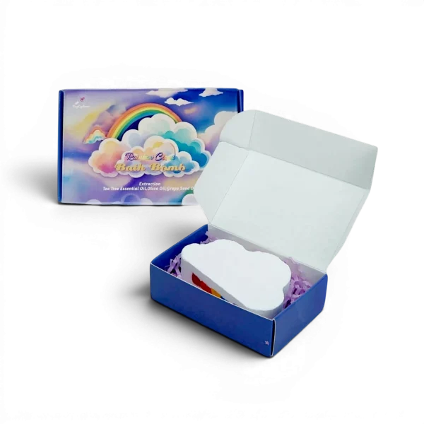 Rainbow Layer Bath Bomb Box
