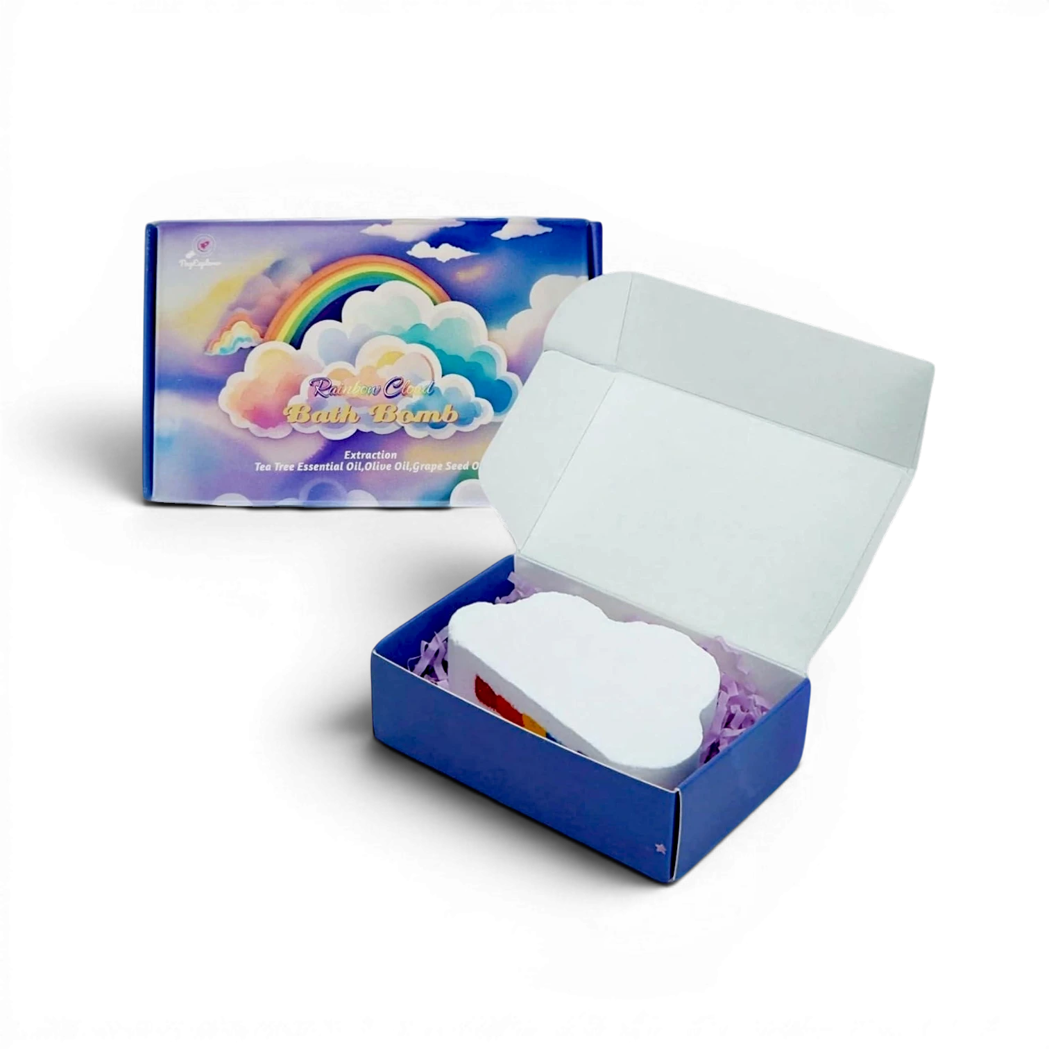 Rainbow Layer Bath Bomb Box