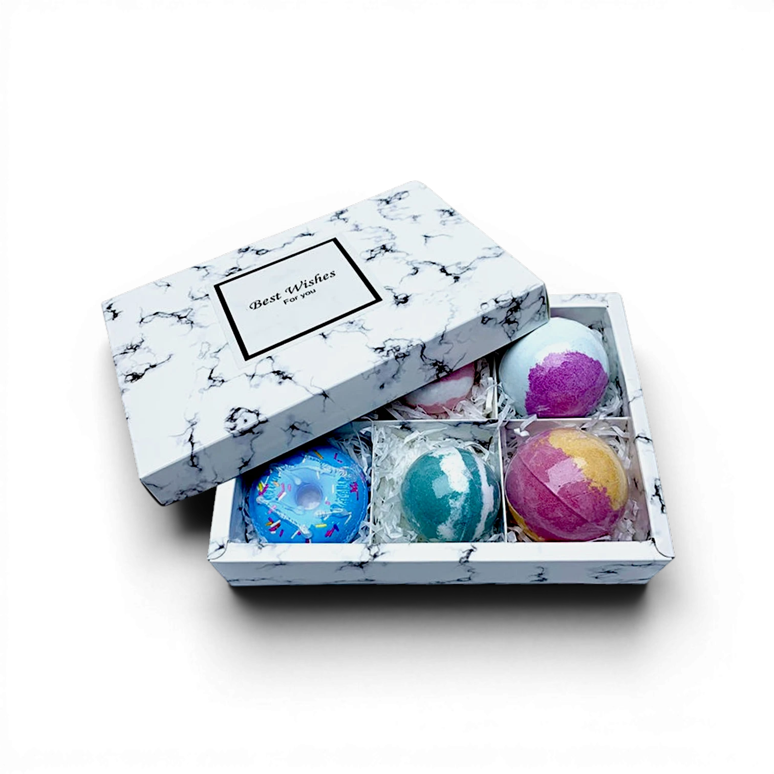 Rainbow Layer Bath Bomb Box