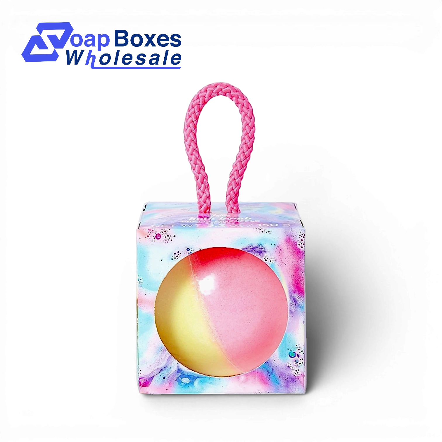 Rainbow Layer Bath Bomb Box