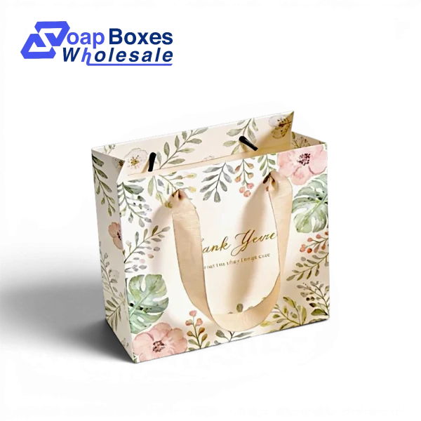 Ribbon Handle Soap Paper Bag