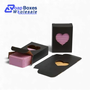 Small Black Kraft Soap Box