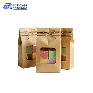 Soap Paper Bags with Window