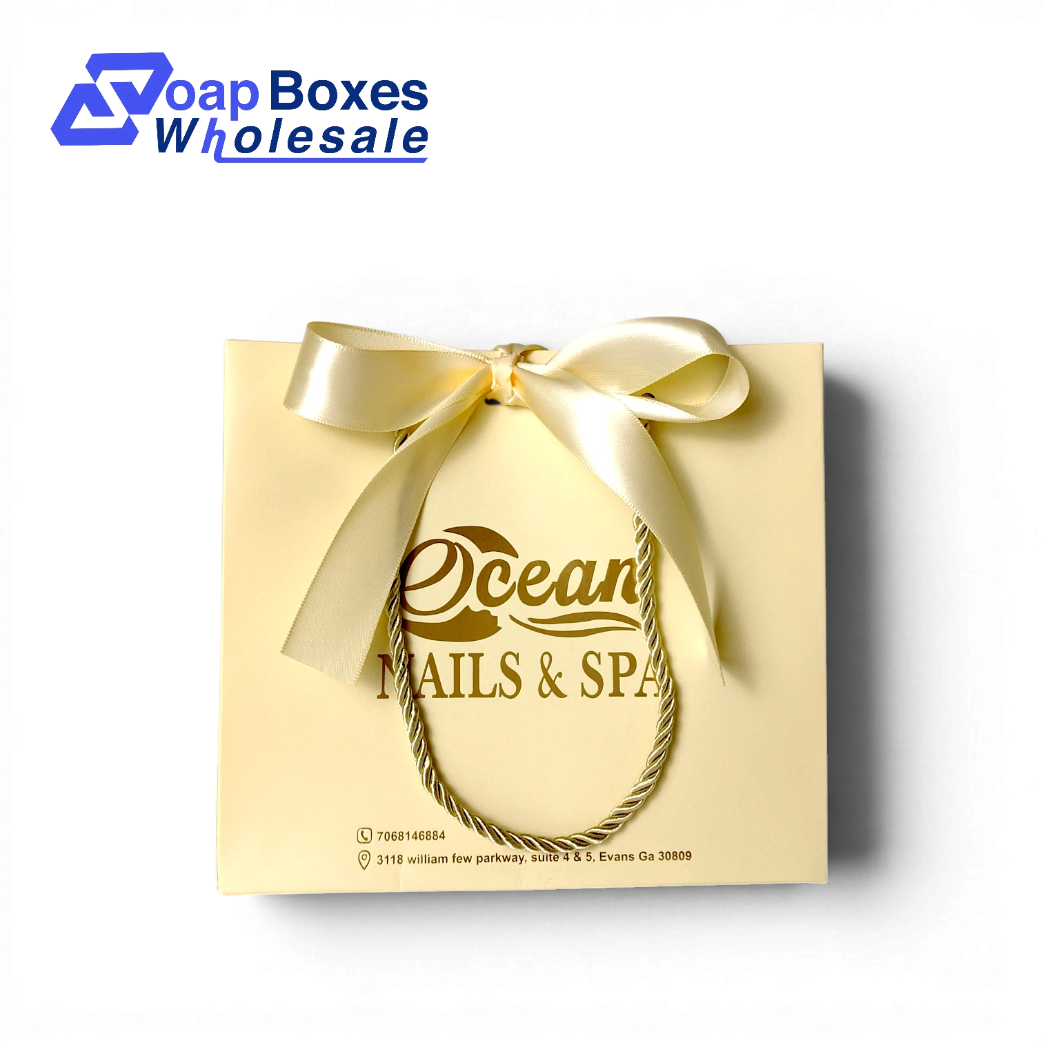Soft-Touch Coated Soap Paper Bag