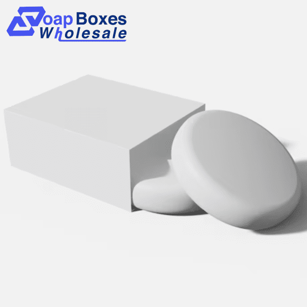 White Round Soap Box