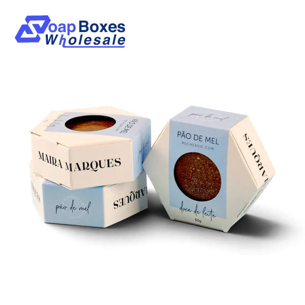 Window Hexagon Soap Boxes