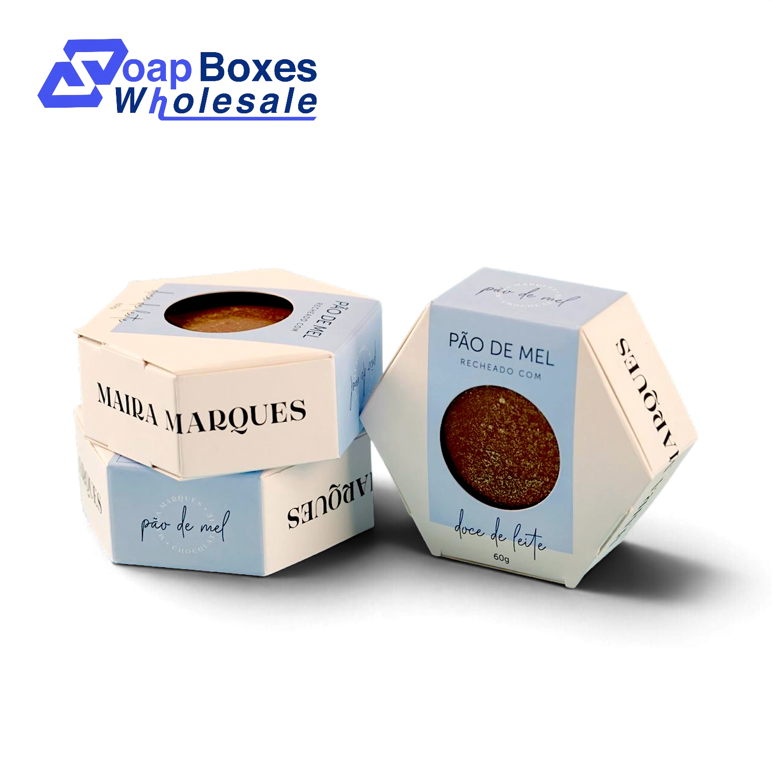 Window Hexagon Soap Boxes
