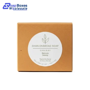 printed large kraft soap box