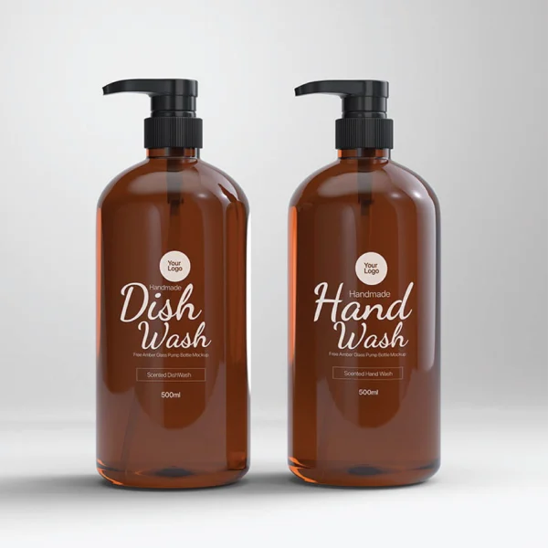 Clear Soap Dispenser Labels