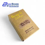 Custom Logo Foil Stamped Soap Box