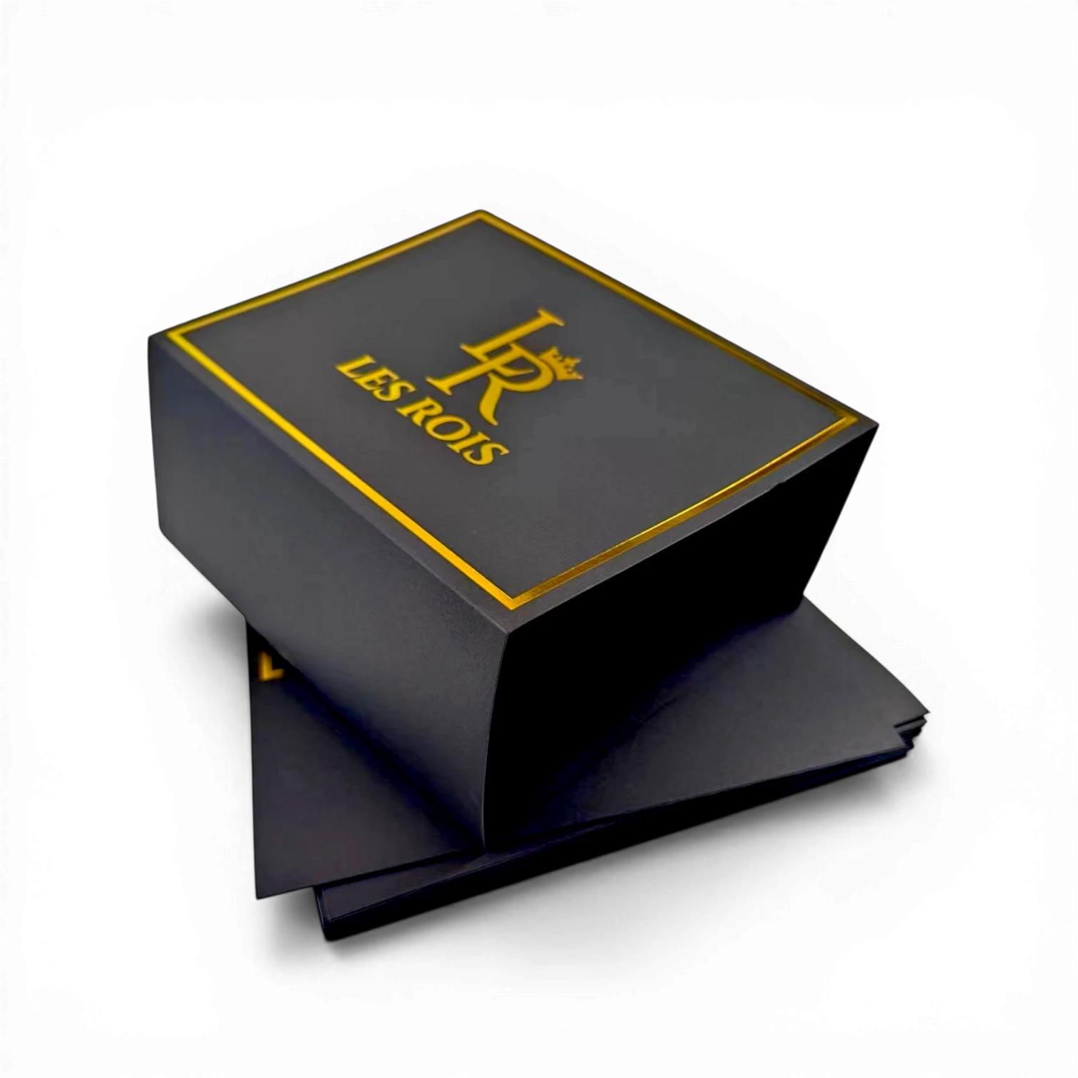 Foil Stamped Black Soap Sleeve