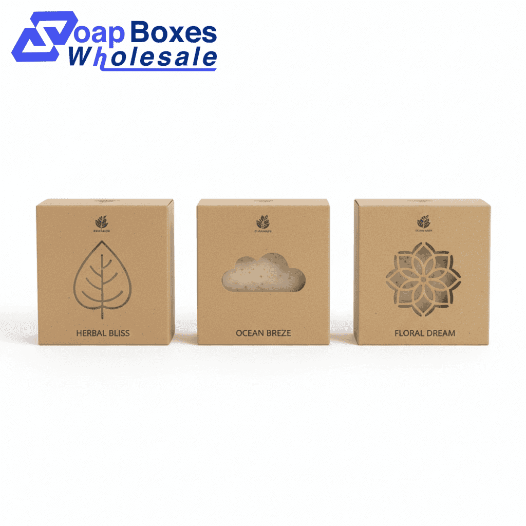 Kraft Square Soap Boxes