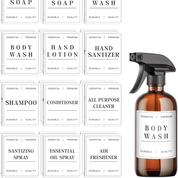 Logo Printed Soap Dispenser Label