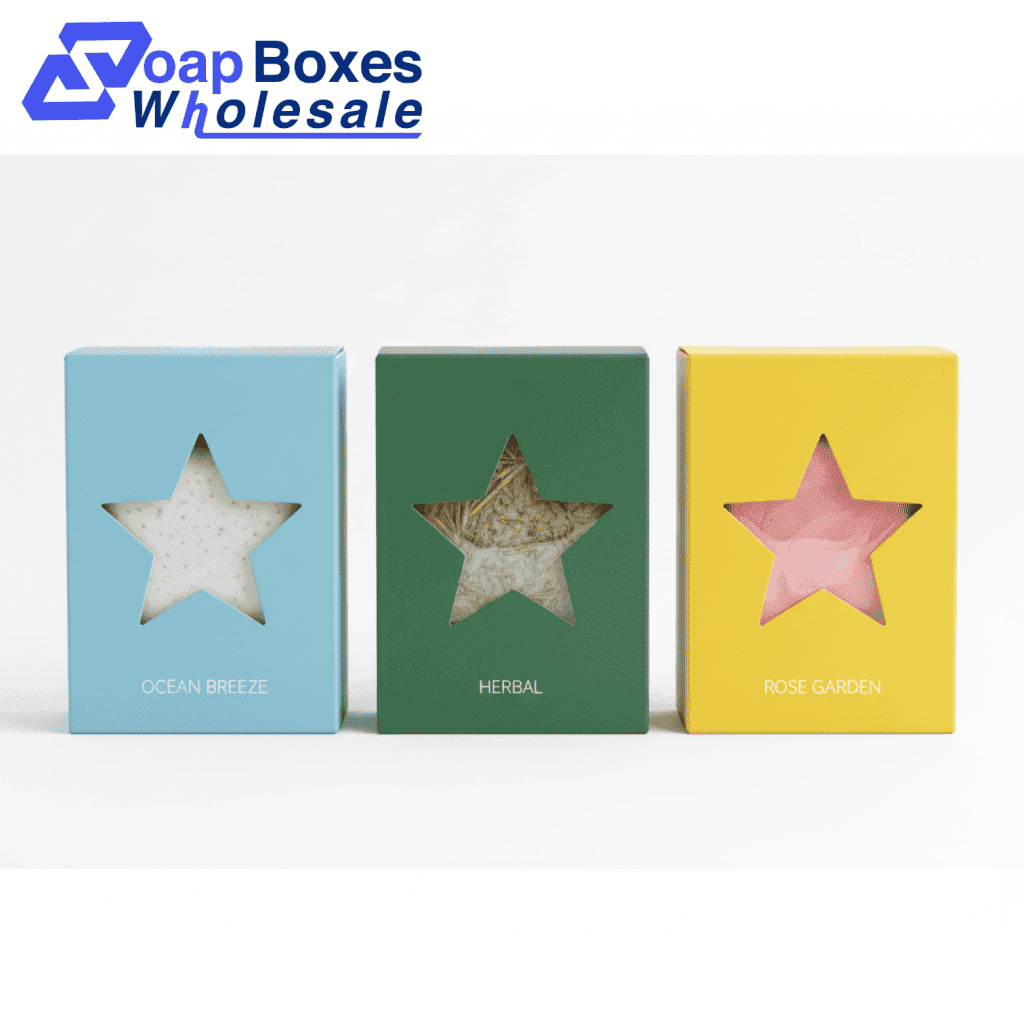 Soap Boxes with die cut star