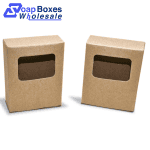 Soap boxes with side die cut window