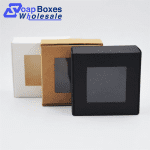 Square Soap Boxes with Window