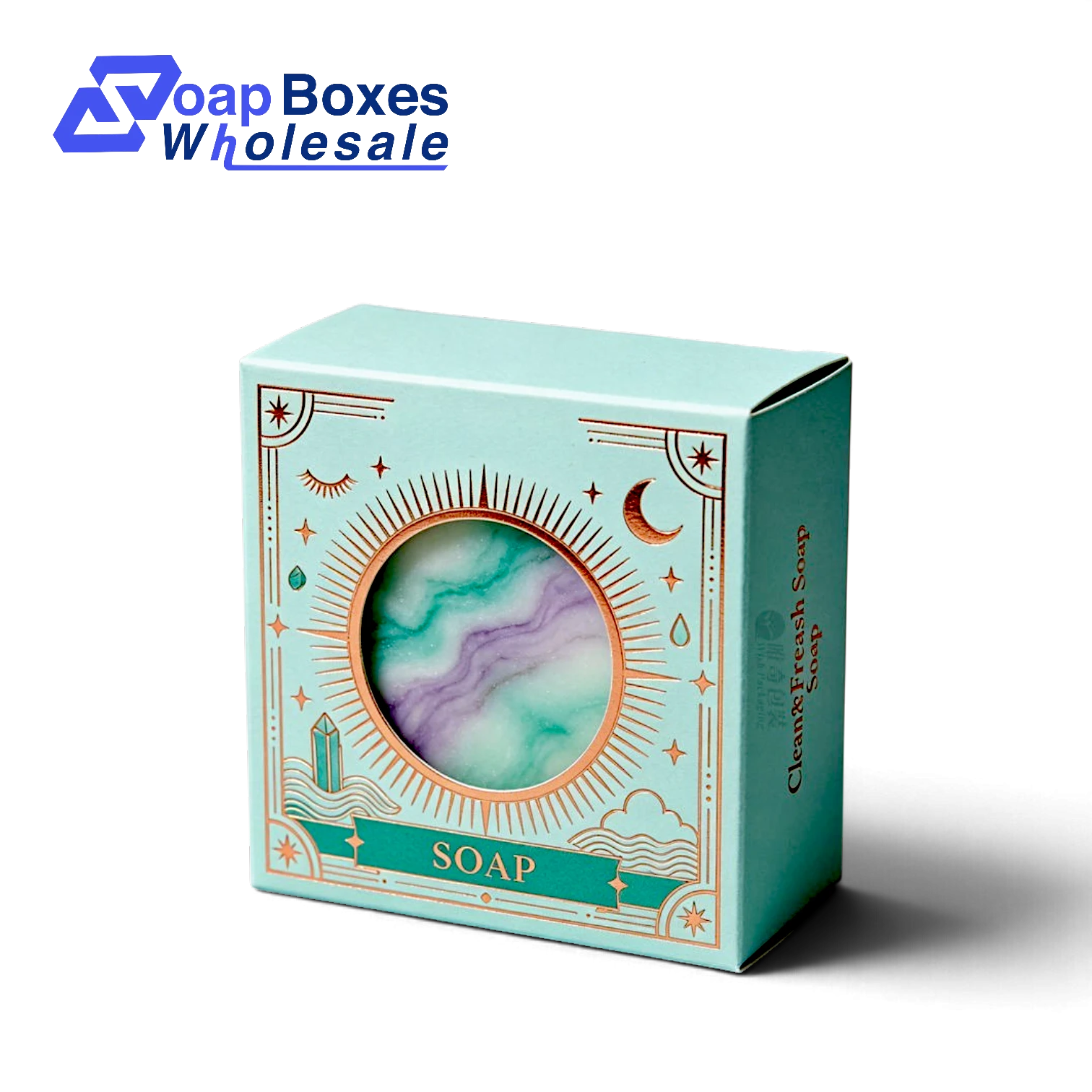Square Soap Boxes with Window