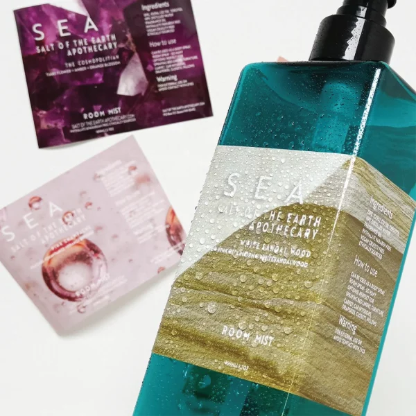 Waterproof soap Dispenser Label