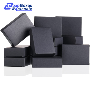 Custom Black Soap boxes