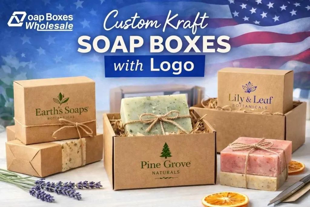 Custom Kraft Soap Boxes with Logo