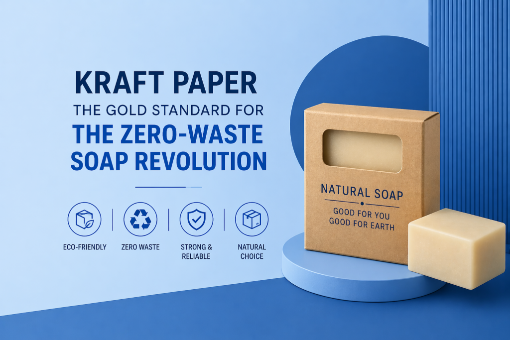 Kraft Paper Leads Zero Waste Soap Packaging