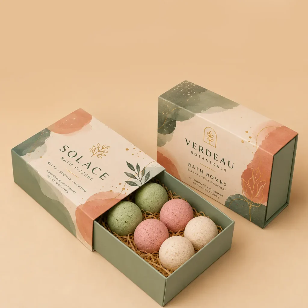 bath bomb packaging